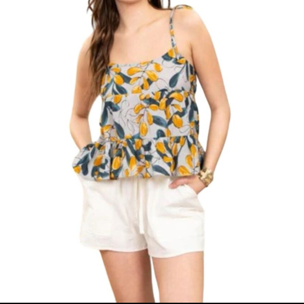 Mine by Anthropologie lightweight tiered tank